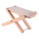 thumbnail image 1 of Taburete plegable de madera para reposapiés de guitarra Pedal Altura ajustable de 4 niveles, 1 of 8