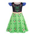 thumbnail image 2 of Benylion Princess Dress for Girls Halloween Costume for Kids Birthday Cosplay Party Outfit Toddler Princess Dress With Crown and Wand for 5-6 Years, 2 of 8