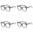 thumbnail image 1 of YWIYIUD 4PCS Vintage SquareShaped Blue Light Glasses Suitable for Adults and Teens Lightweight and Fashionable Computer Gaming Eyeglasses for EyeStrain Reliefing, 1 of 7