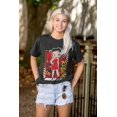 thumbnail image 4 of Betty Boop Royalty Graffiti Crown Women's Graphic T Shirt Tees Brisco Brands S, 4 of 5