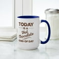 thumbnail image 4 of CafePress - Today Is A Hot Chocolate Kind Of Day Mugs - 15 oz Ceramic Large White Novelty Mug, 4 of 4