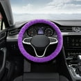 thumbnail image 5 of Eoozwa Elastic Fuzzy Steering Wheel Cover, Soft Steering Wheel Protector for Warm Winter, Anti-Slip Fluffy Car Wheel Covers, Universal Car Interior Decor Accessories for Women Men, 5 of 6