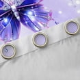 thumbnail image 4 of Castle Fairy Purple Crystal Butterfly Curtains Pack Of 2 (42X84 Each) for Girls Boys Teens,Abstract Gradient Curtains Blackout,Dreamy Princess Bedroom Curtains,Microfiber Bedroom Decor, 4 of 6