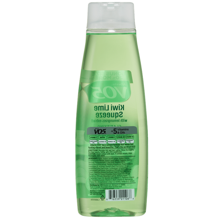 VO5 Kiwi Lime Clarifying Nourishing Hair Shampoo, with Vitamin E & C, 15 fl oz - Walmart.com