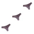 thumbnail image 1 of Sonducket Bragas de tiro bajo Tanga Ropa interior de mujer Tanga Mano de obra fina Elasticidad Ropa de dormir transpirable Café M Type1 NO1, 1 of 6