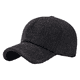 thumbnail image 1 of Gorra de béisbol con punta de tweed de lana térmica de invierno para hombre, 1 of 5