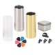 thumbnail image 1 of Kit de accesorios para guitarra, piezas de guitarra, kits de diapositivas de guitarra de acero inoxidable con 6 púas para guitarra acústica, 1 of 9