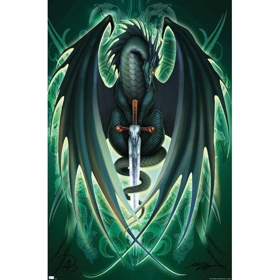 Ruth Thompson - Dragonblade Skullblade Wall Poster, 22.375" x 34"