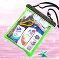 thumbnail image 2 of maskred Waterproof Shoulder Bag Swimming Beach Water Phone Transparent Toiletry Pouch green, 2 of 6