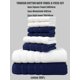 thumbnail image 2 of 8 Piece Towel Set Turkish Cotton Bathroom Super Absorbent 4 Square Towel 2 Face Towel 2 Bath Towel Set Hotel Beauty Salon Sauna, 2 of 5