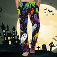 thumbnail image 2 of Yuncity Halloween Men Pajama Pants Pumpkin Loose Leisure Large Casual Home Pants L, 2 of 4