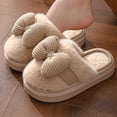 thumbnail image 7 of Autumn and Winter Cotton Slippers Girl Heart Home Shoes Thick Non-slip Plush Warm Cotton Slippers - 38-39, 7 of 7