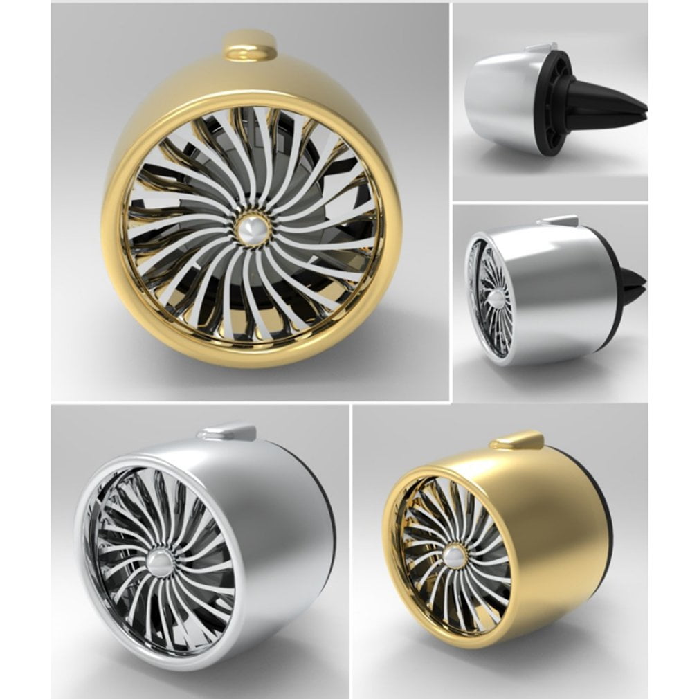 Creative Car Air Vent Perfume with LED Light Air Freshener Fragrance