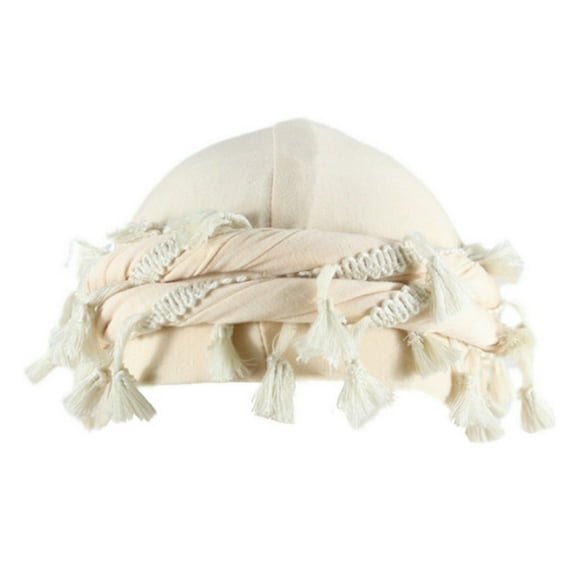 Hfnxid Beach Hats for Women,Men's Women's Headscarves Are Satin Lined With Tassels Braids And Brimless Hats Vintage Hat Towel Hats.