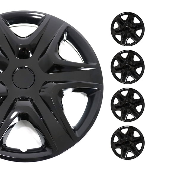 OMAC 16" Wheel Rim Covers Hub Caps for VW Jetta Black