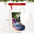 thumbnail image 3 of Cauagu Colorful Tire Tunnel Park for Christmas Stockings,1-Pack Large Xmas Stocking Holiday and Farmhouse Stocking Fit for Christmas Holiday Party Decoration(17.7*11 Inch), 3 of 7