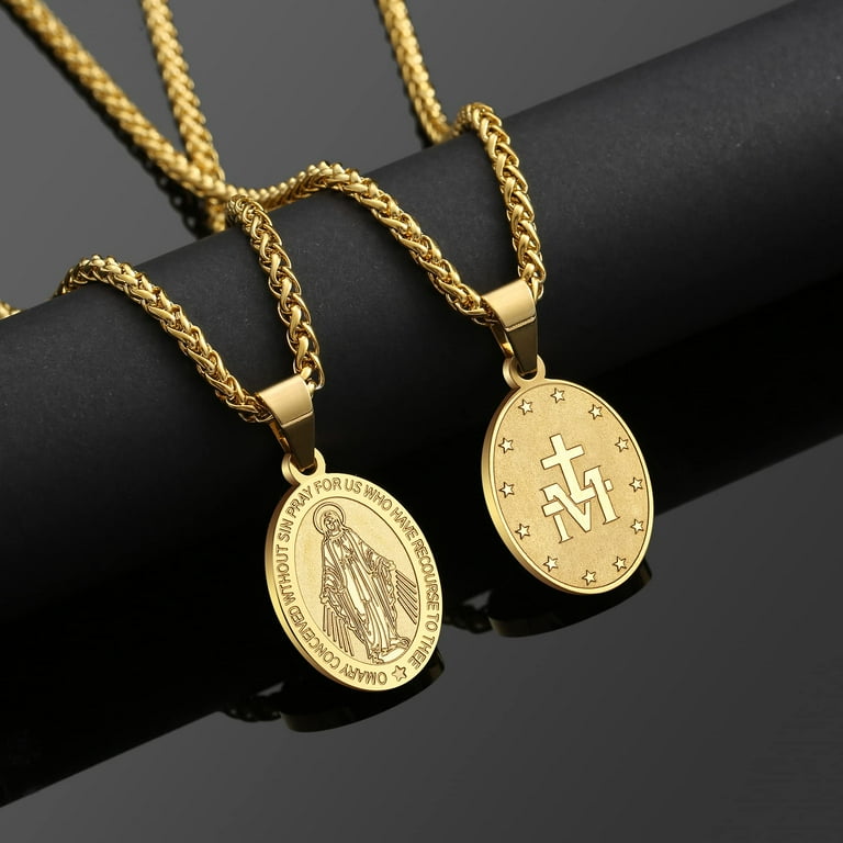 Mama mary necklace top
