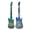 Peacock, variant on Island Bamboo Pakkawood Guitar Spoon and Spatula, Set of 2, Natural