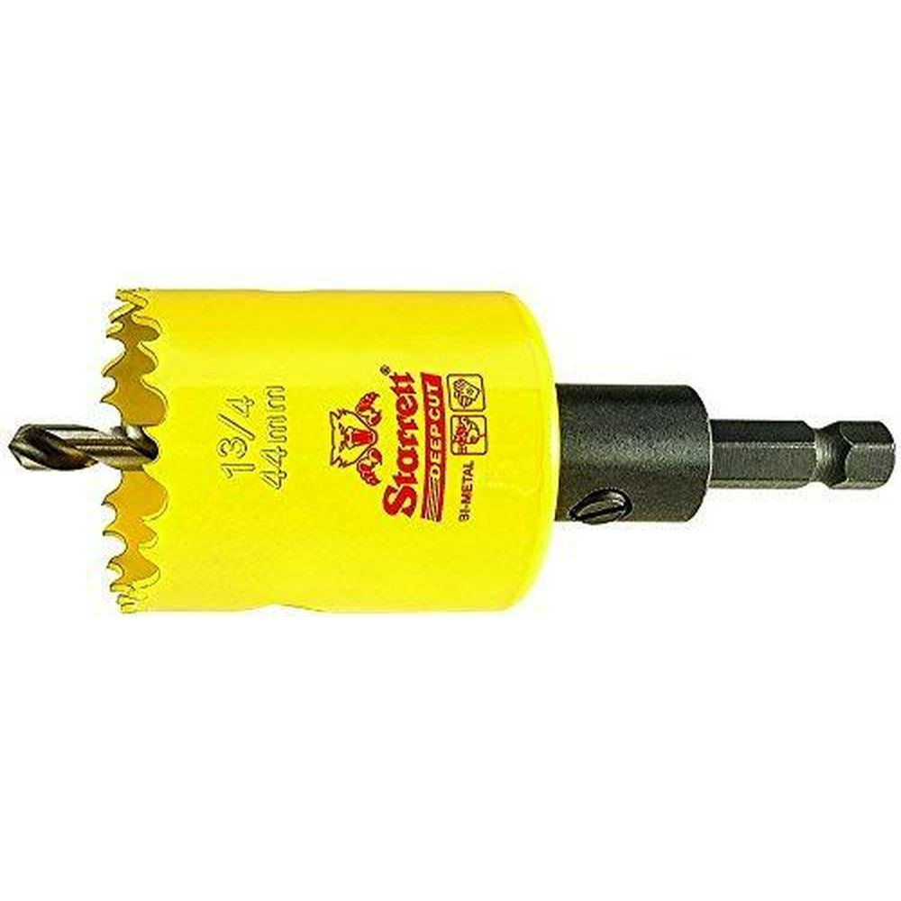 ADCH0134 DEEP CUT HOLE SAW W/ ARBOR 13/4 44MM