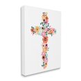 thumbnail image 3 of Stupell Industries Bold Flowers Cross Symbol Floral Arrangement Design Canvas Wall Art, 16 x 20, Design by Jess Bruggink, 3 of 5