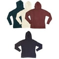 thumbnail image 2 of Active Life Women's Soft Modal Pullover Tunic Hoodie W/ Side Slits & Thumbholes (Tuscan Teal, XL), 2 of 2