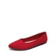 thumbnail image 1 of Flats para mujer DREAM PAIRS, slip-on, punta fina, rojas, talla 5, 1 of 7