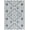 Grey/Teal, variant on SAFAVIEH Courtyard Floella Geometric Indoor/Outdoor Area Rug, 8' x 11', Navy/Aqua