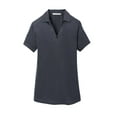 thumbnail image 5 of Port Authority Ladies Digi Heather Performance Polo-S (Dark Grey), 5 of 6