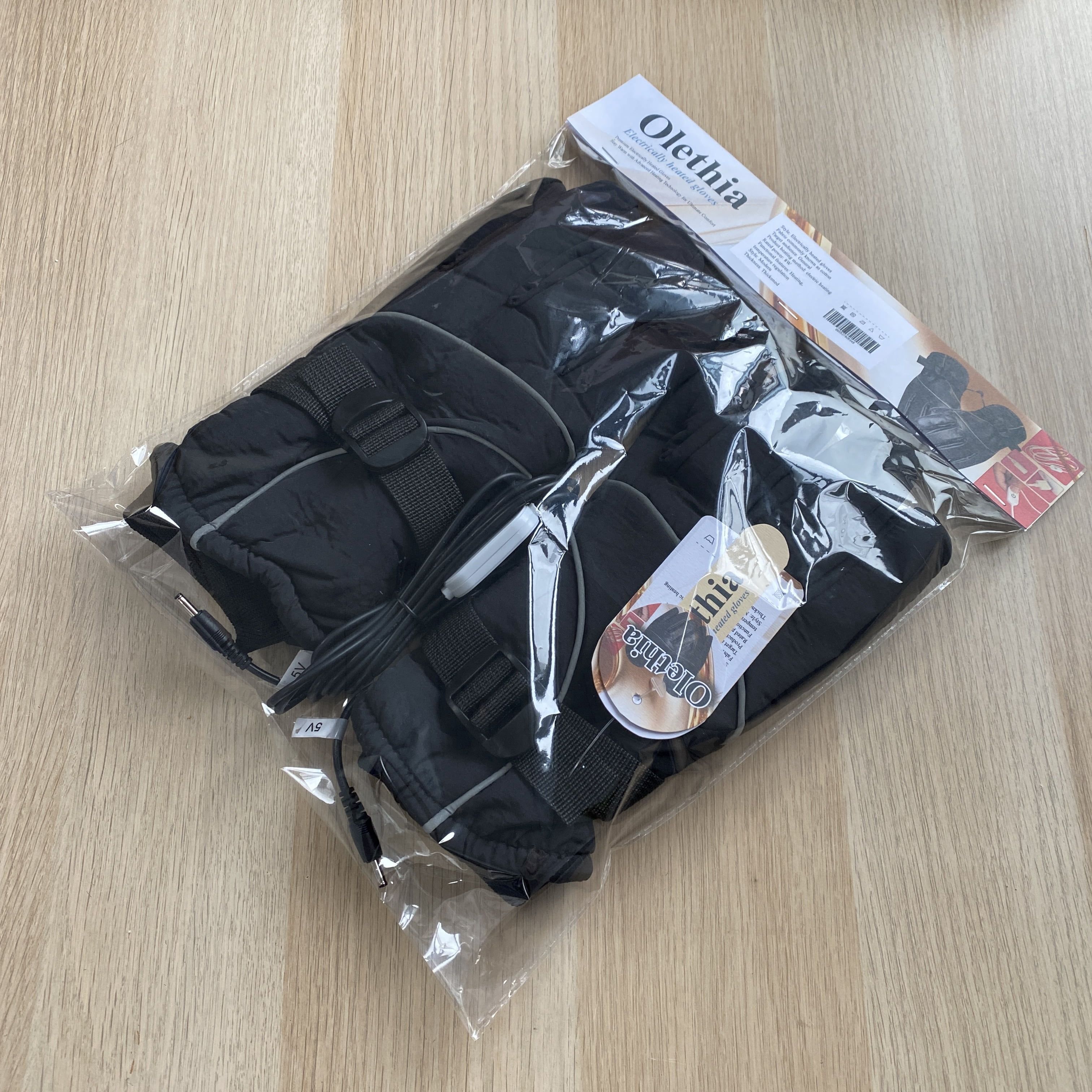 Olethia Electrically heated gloves  Autumn and winter heating gloves, outdoor skiing and cycling heating gloves