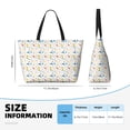 thumbnail image 4 of Fuzoiu Carpenter tools Print Waterproof Beach Tote Bag for Women Girls with Zipper,Sandproof Pool Swim Bag,Large Capacity Beach Travel Bag for Pool Swim Travel Everyday, 4 of 7