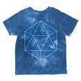 thumbnail image 2 of Sacred Geometry Icosahedron Crystal Wind All Over Toddler T Shirt Multi 2T, 2 of 2
