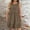 Gray, variant on Tdoqot Womens Plus Size Ruffle Sundress with Pockets- Summer Casual Sleeveless Crewneck Midi Tank Dress Gray Size 3XL