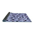 thumbnail image 2 of Ahgly Company Indoor Rectangle Checkered Blue Modern Area Rugs, 7' x 9', 2 of 4