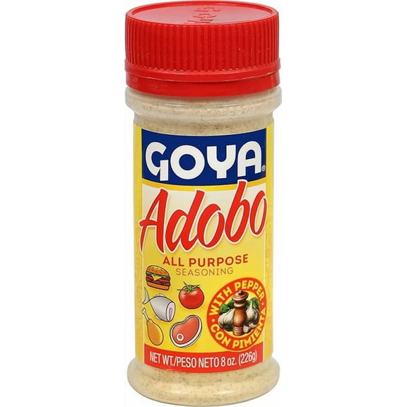 Pack of 1 Goya Adobo, All Purpose Seasoning With Pepper, 8 Oz