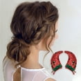 thumbnail image 2 of Unique Bargains 1 Pair Christmas Hair Clips Santa Hat Hairdo Clip for Christmas 2.17"x1.18"x3.54" Red, 2 of 6