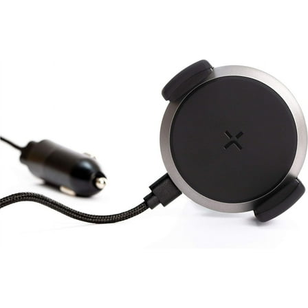 TYLT Venti Wireless Car Charger | 10W Qi-Certified Car Phone Holder Mount Charger, Air Vent Car Charging Holder & Auto Clamping Car Mount Charger for Apple, Samsung, and Other QI Capable Devices