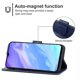 thumbnail image 4 of Funda de piel para Infinix Itel S16, color azul, 4 of 5