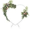 thumbnail image 3 of Arch Wreath Frame Holder Stand 2.1M Heart Balloon Wedding Birthday Party Circle White, 3 of 12