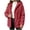 01 Red, variant on Fewfanhot Womens Clothes Fleece Sherpa Fuzzy Winter Warm Coat Hooded with Pockets Zip-Up Casual Top