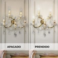 thumbnail image 3 of Lámpara de Pared en Cristal Cortado María Theresa de 5 Luces Gamalux MA THERESA NA, 3 of 8