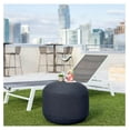 thumbnail image 2 of Drevy Indoor or Outdoor Pouf Foot Stool Ottoman - Navy - Knit Bean Bag Floor Chair - Living Room, Bedroom and, 2 of 8