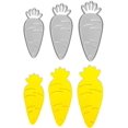 thumbnail image 4 of GFDYREE Easter Metal Cutting Dies Stencil Template Molds, Embossing Tool Die Cuts for Card Making Album Paper Scrapbooking DIY Décor Dies Craft (Rabbits and Carrots), 4 of 6