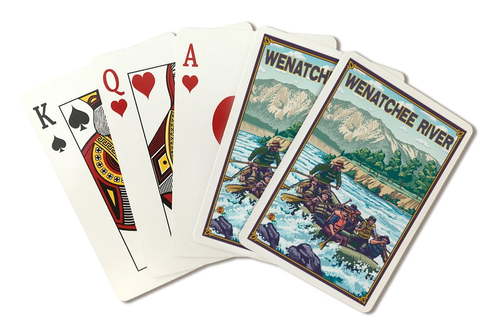 Wenatchee River, Washington, White Water Rafting, Lantern Press