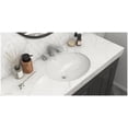 thumbnail image 3 of Ruvati USA RVB0616 15 x 12 in. Oval Porcelain Ceramic with Overflow Undermount Bathroom Vanity Sink, White, 3 of 7