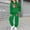 Green-B, variant on RTKFRFLM Girls Kids 2-Piece Tracksuit Printed Hoodie Joggers Soft Casual Outfit