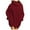 RD1, variant on Women's Sweater Oversized Turtleneck Midi Sweater Solid Loose Fit with Pockets Trendy Outfits