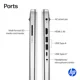 thumbnail image 4 of Laptop HP  14"  Intel N150 - 4GB - 128GB UFS - Windows 11 Natural Silver, 4 of 6