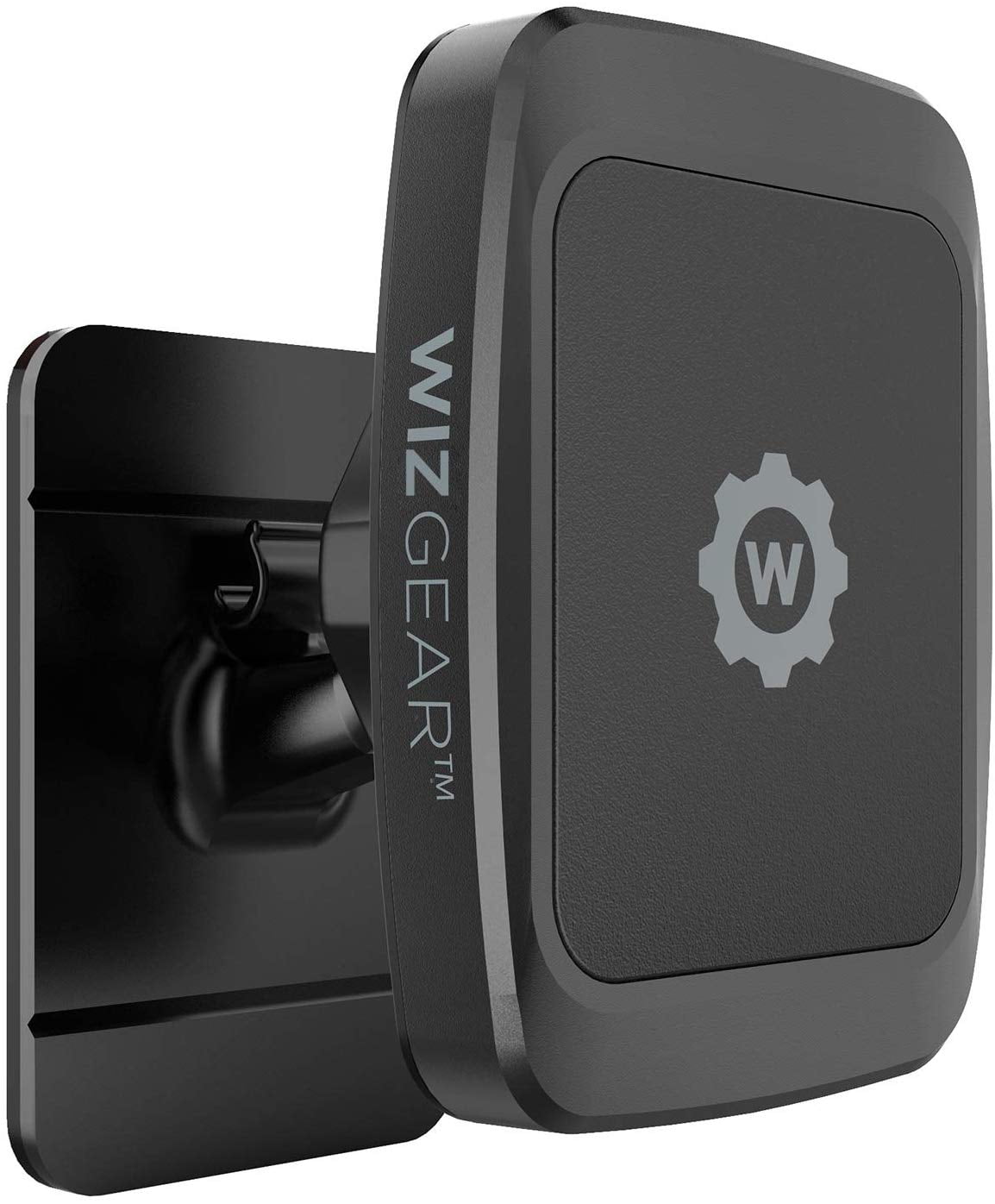 WixGear Universal Stick On Dashboard Magnetic Car Mount Holder, for Cell Phones and Mini Tablets with Fast Swift-snap Technology, (Rectangle Stronger Design)