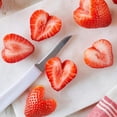 thumbnail image 3 of Torubia Strawberry Slicer Set,Potatoes Pineapples Carrots Tomato Corer Slicer Cherry Pitter,Fruit Picker Stalks Tools,Stainless Steel Blade Kitchen Tools & Gadgets, 3 of 5
