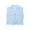 Blue, variant on Womens Blue Sleeveless Collared Vest Zip Front Cropped Top Lightweight Polyester with Drawstring Waist and Pockets,Size M